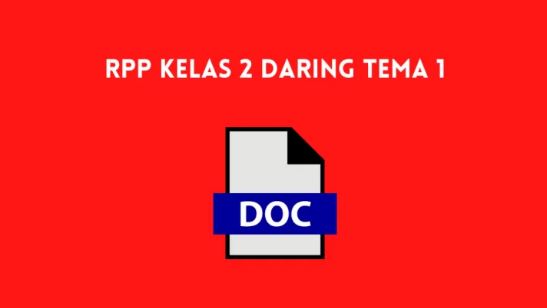 RPP Kelas 2 Daring Tema